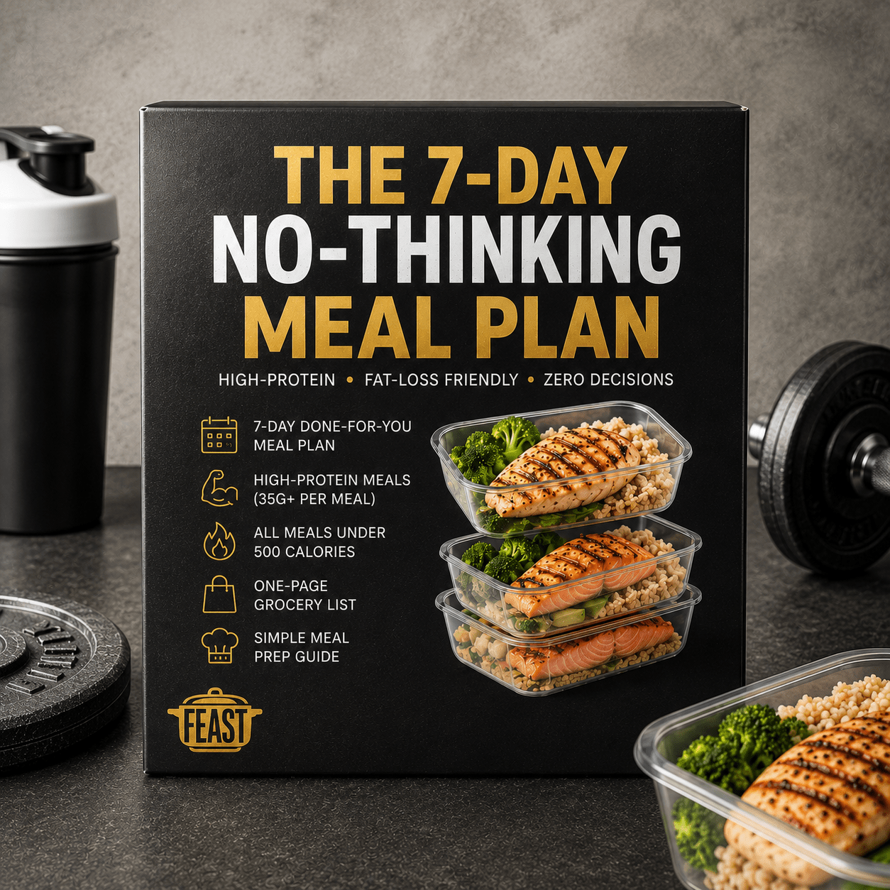 The 7 - Day No - Thinking Meal Plan - Feast Store